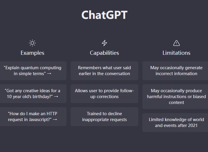 ChatGPT官网 - OpenAI旗下AI对话工具