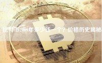 比特币2009年多少钱一个？价格历史揭秘