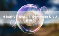 比特币今日价格，一个比特币值多少人民币？