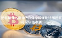 挖矿是什么意思？10分钟读懂比特币挖矿与区块链本质