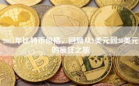 2011年比特币价格，回顾从1美元到30美元的疯狂之旅