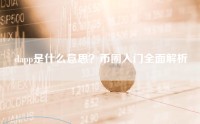 dapp是什么意思？币圈入门全面解析
