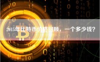2015年比特币价格回顾，一个多少钱？
