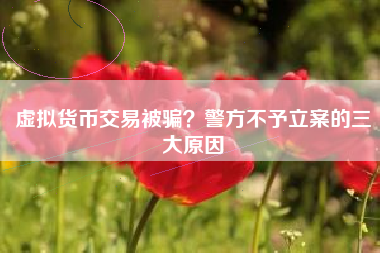 虚拟货币交易被骗？警方不予立案的三大原因