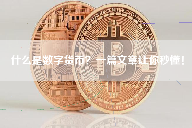 什么是数字货币？一篇文章让你秒懂！