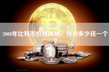 2008年比特币价格揭秘，当初多少钱一个？