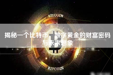 揭秘一个比特币，数字黄金的财富密码与未来想象
