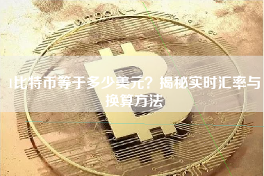 1比特币等于多少美元？揭秘实时汇率与换算方法
