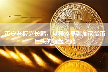 币安老板赵长鹏，从程序员到加密货币巨头的崛起之路