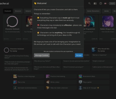 Character.AI - 创建虚拟角色并与其对话
