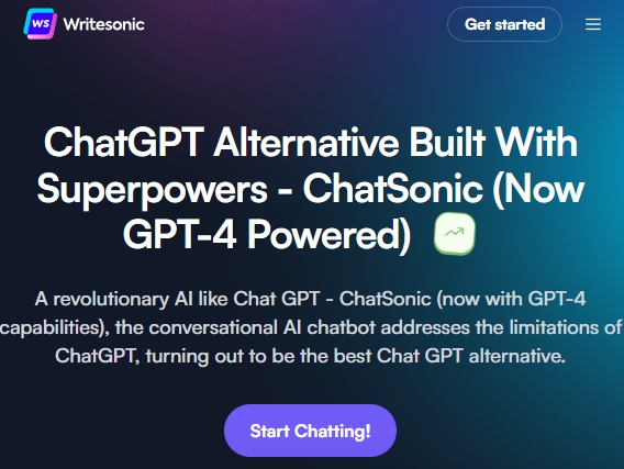 ChatSonic - WriteSonic出品的ChatGPT竞品