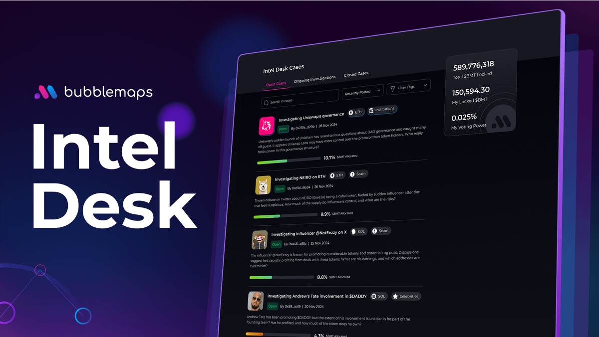 币安HODLer空投第12期,申购BNB赚币产品得Bubblemaps (BMT) 币安HODLer空投第12期,申购BNB赚币产品得Bubblemaps (BMT)